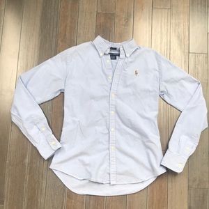 Ralph Lauren Slim Fit Oxford with Contrast Collar